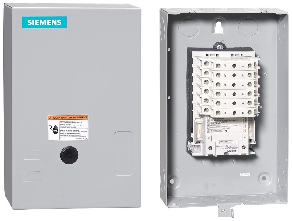 Electrically held lighting contactor, H2 Amp rating 30A (tungsten 20A), 0 N.C. / 5 N.O. poles, 115-120V 60Hz/110V 50Hz coil, Non-combination type, Enclosure NEMA type 1, Indoor general purpose use