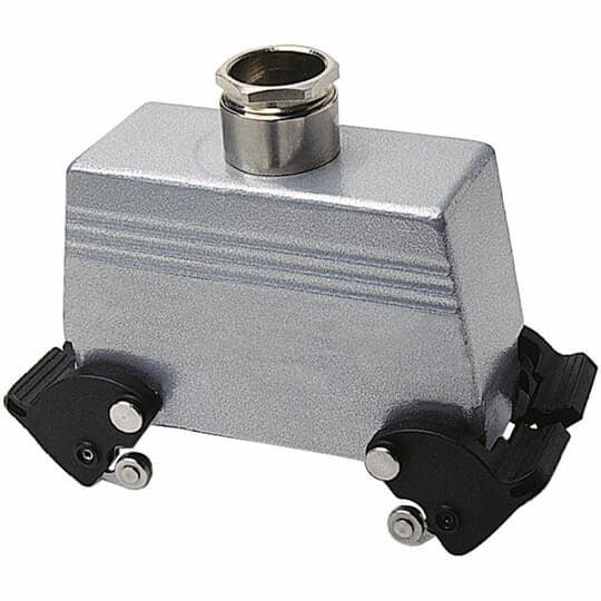 Pos-E-Kon Lever Hood, Reverse Locking, Top Entry, B10, Double Lock Lever System, Metal Levers, 1/2 inch.