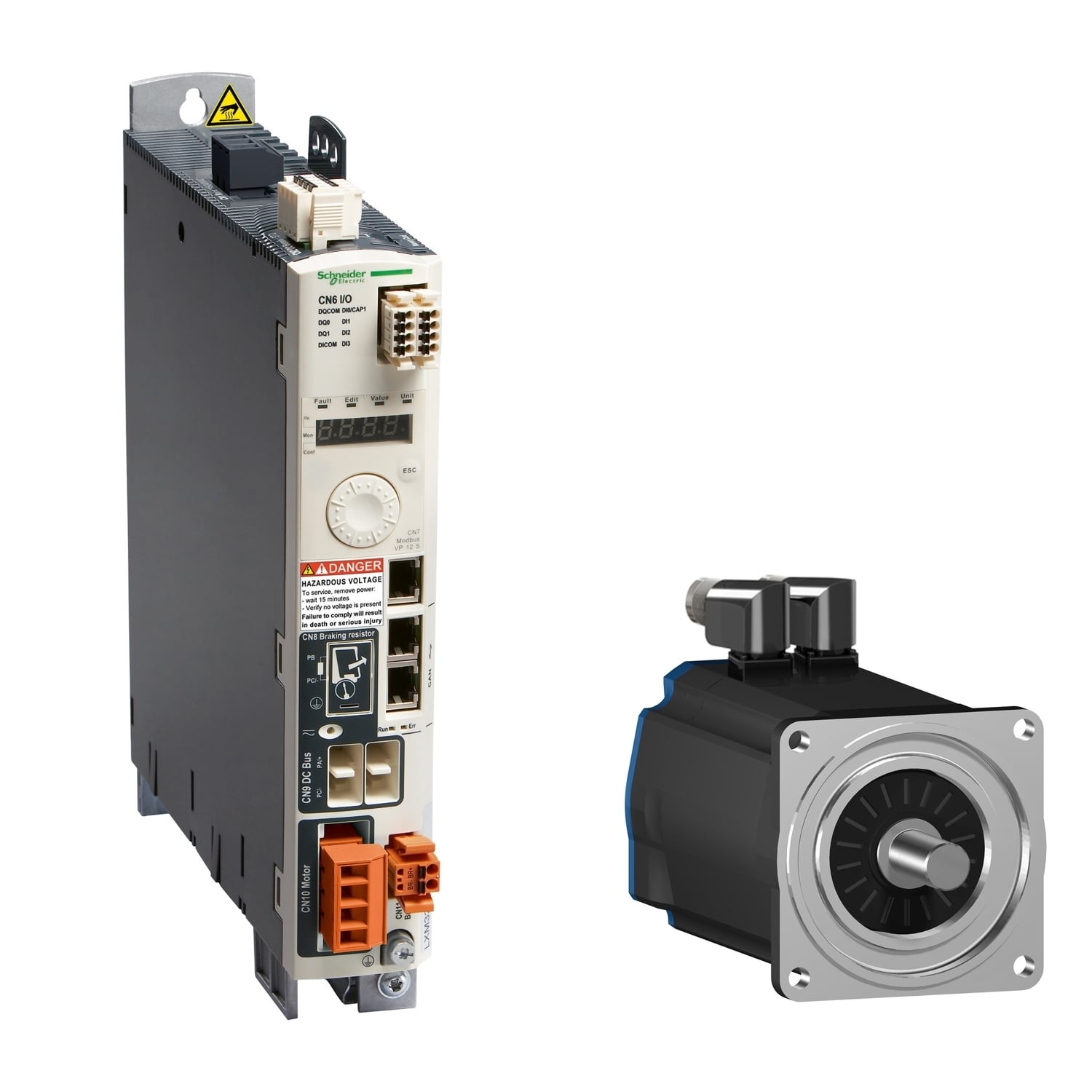 motion servo drive, Lexium 32, 30A, single phase, supply voltage 115 to 230V, 0.8 to 1.6kW, IP20