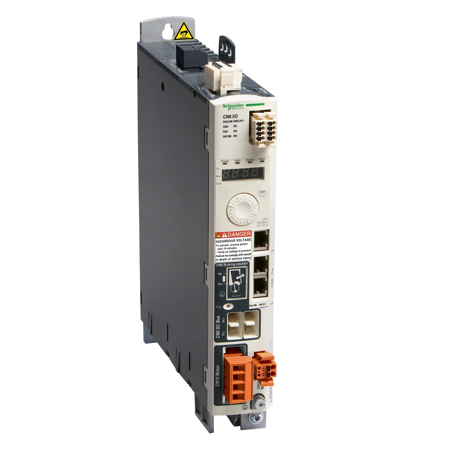 motion servo drive, Lexium 32, 72A, three phase, supply voltage 208 to 480V, 0.4kW