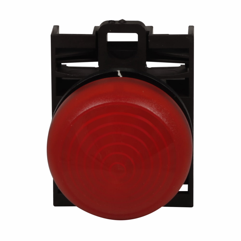 Eaton M22 modular pushbuttonL, Indicating Light, Conical, IP66, NEMA 4X, 13, Rk resistance 47, 22.5 mm, Amber, Illuminated, Amber, 100, 000 Hours of operation