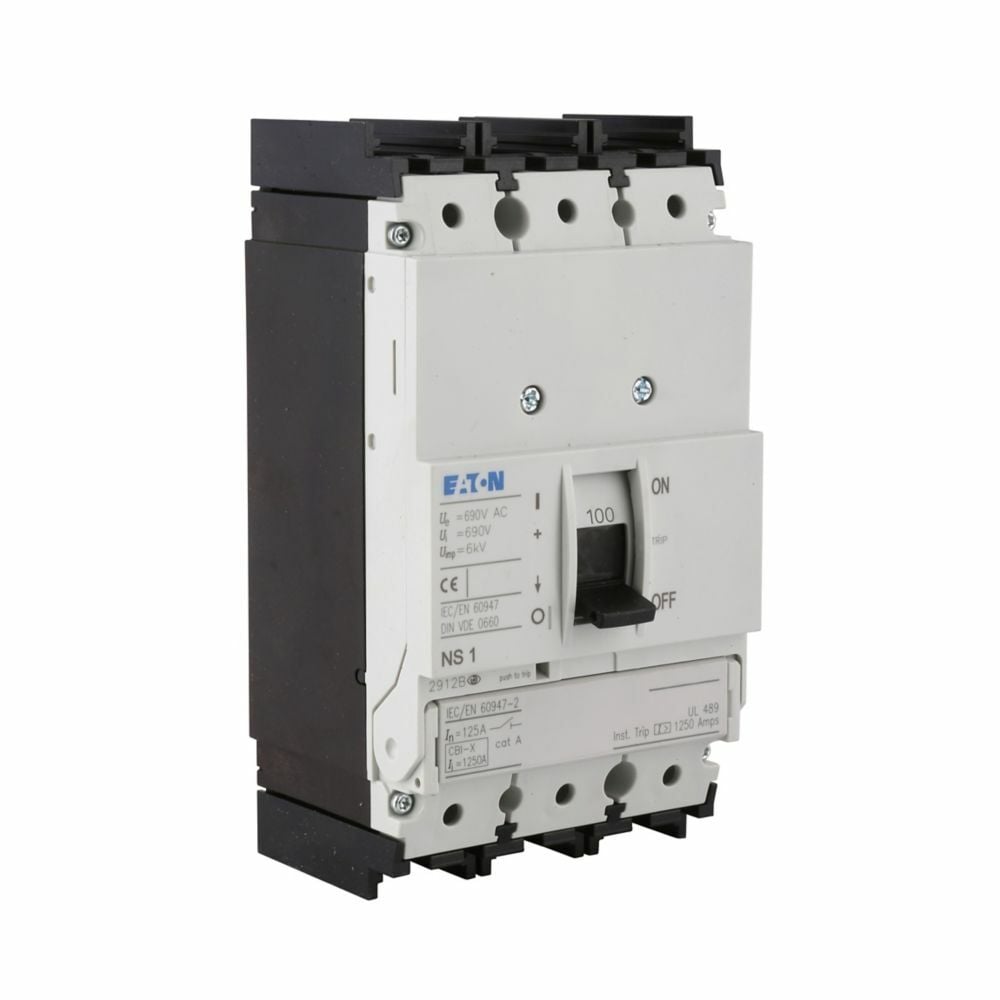 Eaton molded case circuit breaker accessory switch disconnector, Molded case switch, Three-pole, Front frame clamp, Frame J-K, Series NZM, Screw