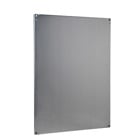 Plain mounting plate, PanelSeT SFN, Spacial SF, Spacial SM, for electrical enclosure H2000 W600mm, galvanized steel