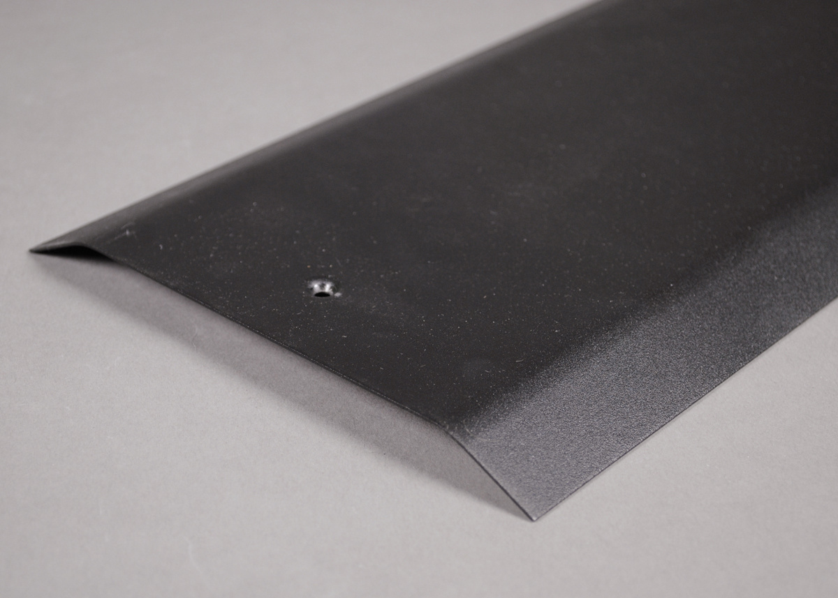 OFR Series Multiple Channel Overfloor Raceway Cover; 8 ft Length Black, 0.040 Inch Steel