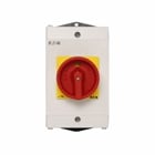 Eaton Rotary disconnect circuit interruptor, 25 A, Surface, Category: disconnect switch, Red handle
