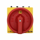Eaton Rotary disconnect circuit interruptor, 32 A, Red handle, Surface