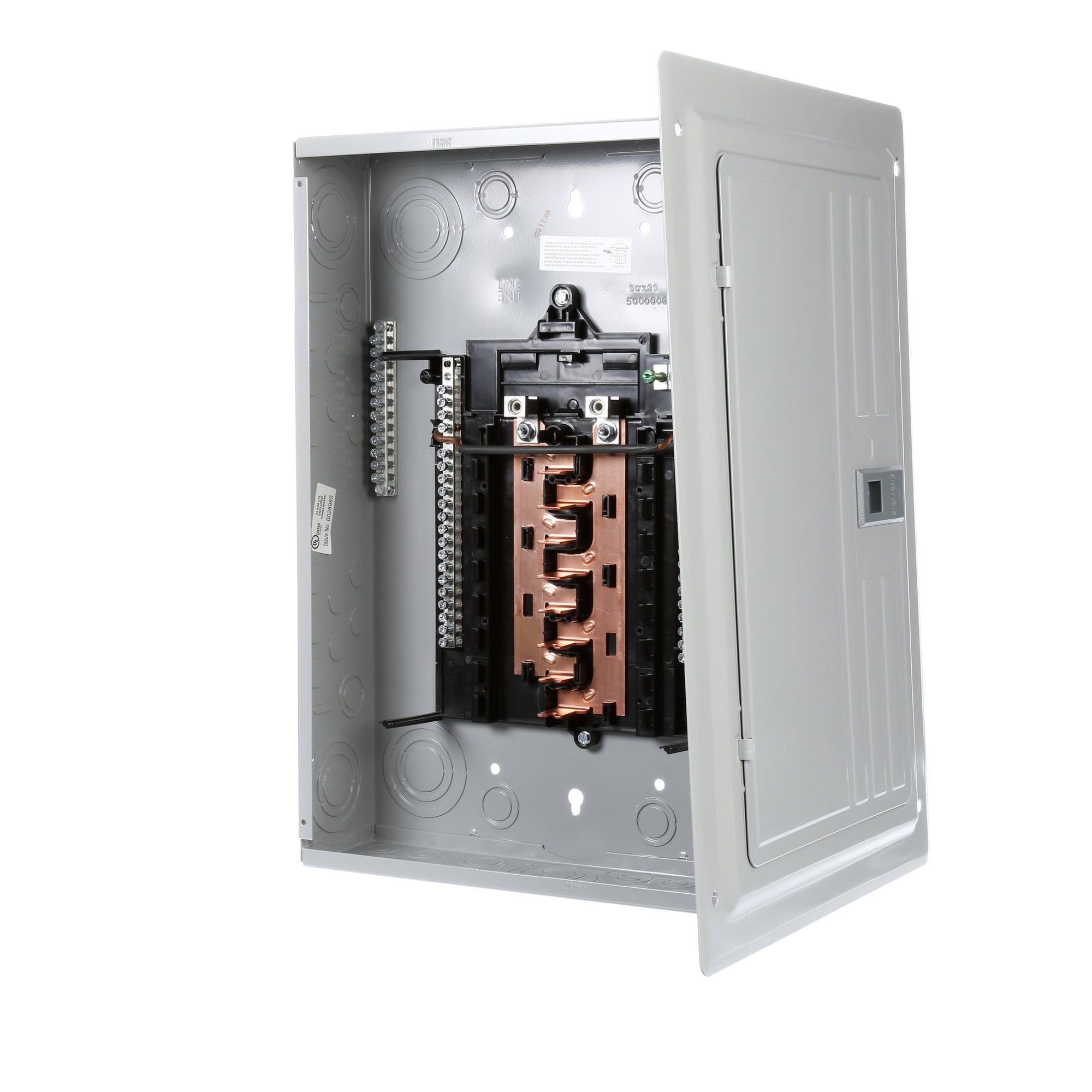  LOW VOLTAGE PL SERIES LOAD CENTER. MAIN LUG WITH 16 1-INCHSPACES ALLOWING MAX 24 CIRCUITS. 1-PHASE 3-WIRE SYSTEM RATED 120/240V(125A) 100KA INTERRUPT. SPECIAL FEATURES COPPER BUS, INTERCHANGEABLEMAIN, GRAY TRIM, NEMA TYPE1 ENCLOSURE FOR INDOOR USE.. REPLACED BY PN1632L1125C. AVAILABLE 4/1/2020