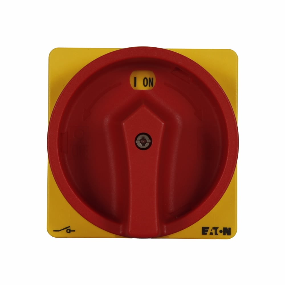 Eaton Rotary disconnect circuit interruptor, 100 A, Flush, Red handle