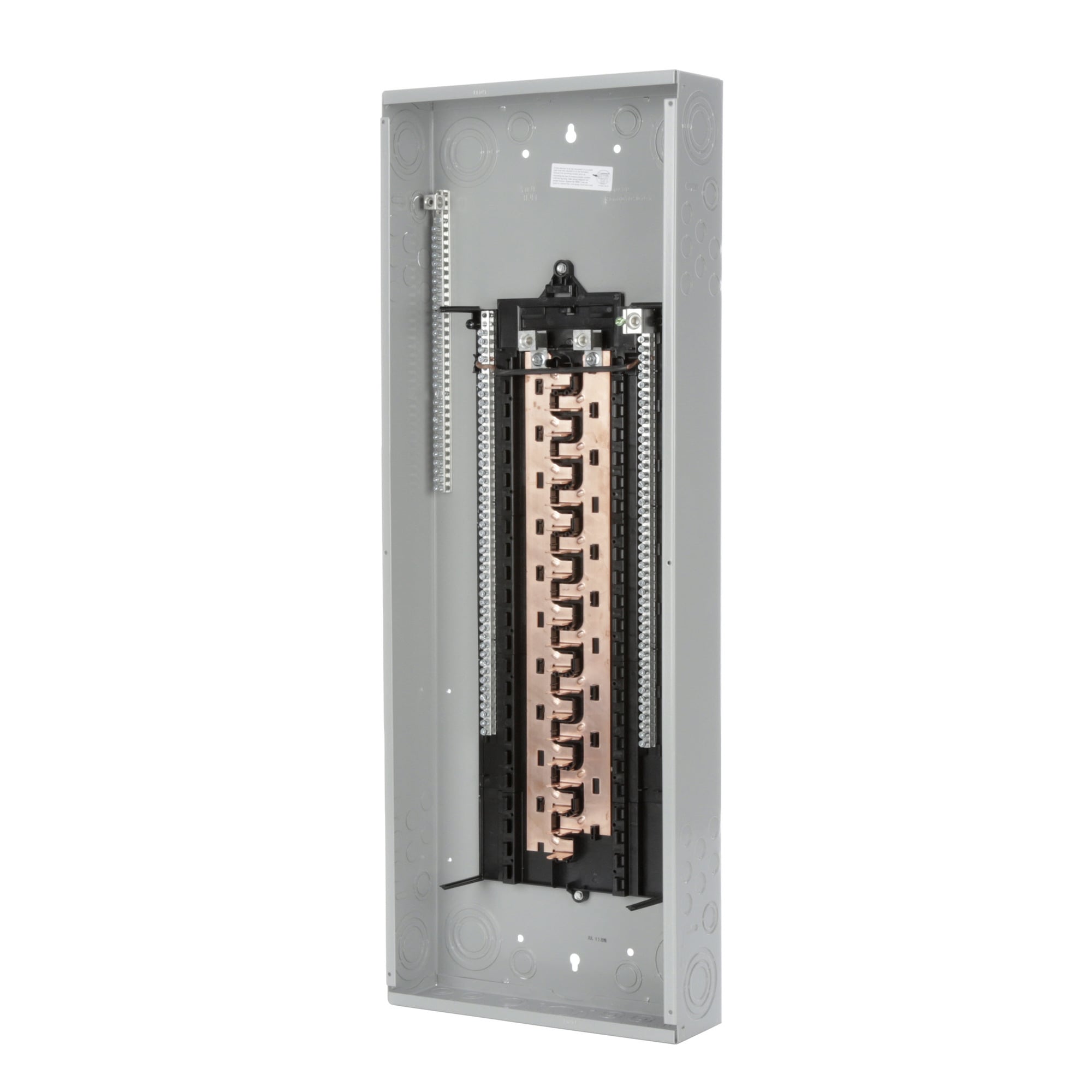  LOW VOLTAGE PL SERIES LOAD CENTER. MAIN LUG WITH 42 1-INCHSPACES ALLOWING MAX 60 CIRCUITS. 1-PHASE 3-WIRE SYSTEM RATED 120/240V(225A) 100KA INTERRUPT. SPECIAL FEATURES COPPER BUS, INTERCHANGEABLEMAIN, GRAY TRIM, NEMA TYPE1 ENCLOSURE FOR INDOOR USE.. REPLACED BY PN4264L1225C. AVAILABLE 4/1/2020