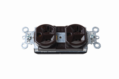 DUP RECEPT SPEC GRADE 20A/125V RED