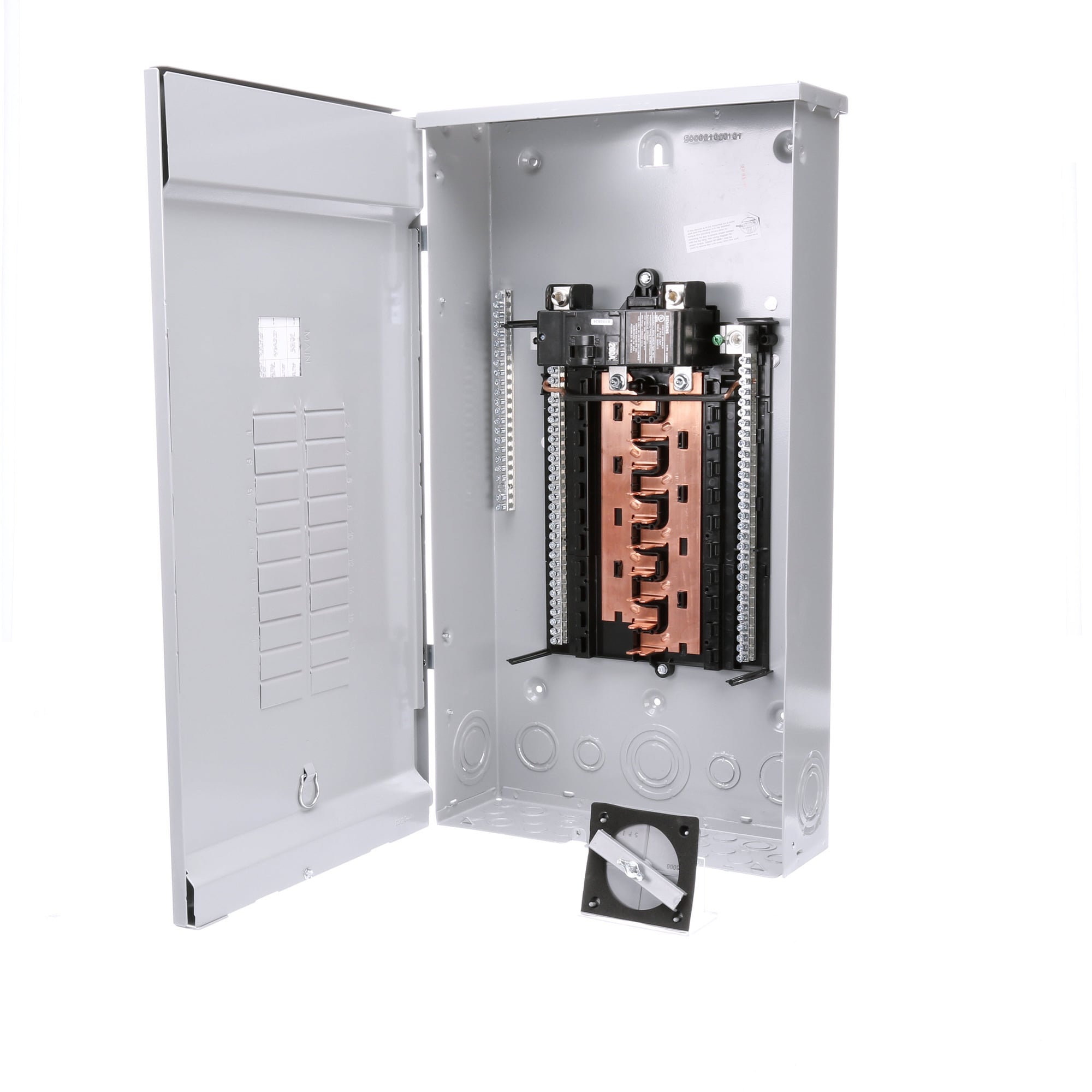  LOW VOLTAGE PL SERIES LOAD CENTER. FACTORY INSTALLED MAINBREAKER WITH 20 1-INCH SPACES ALLOWING MAX 40 CIRCUITS. 1-PHASE 3-WIRESYSTEM RATED 120/240V (200A) 22KA INTERRUPT. SPECIAL FEATURES COPPERBUS, INTERCHANGEABLE MAIN, GRAY TRIM, NEMA TYPE3R ENCLOSURE FOR OUTDOORUSE.. REPLACED BY PNW2040B1200C. AVAILABLE 4/1/2020