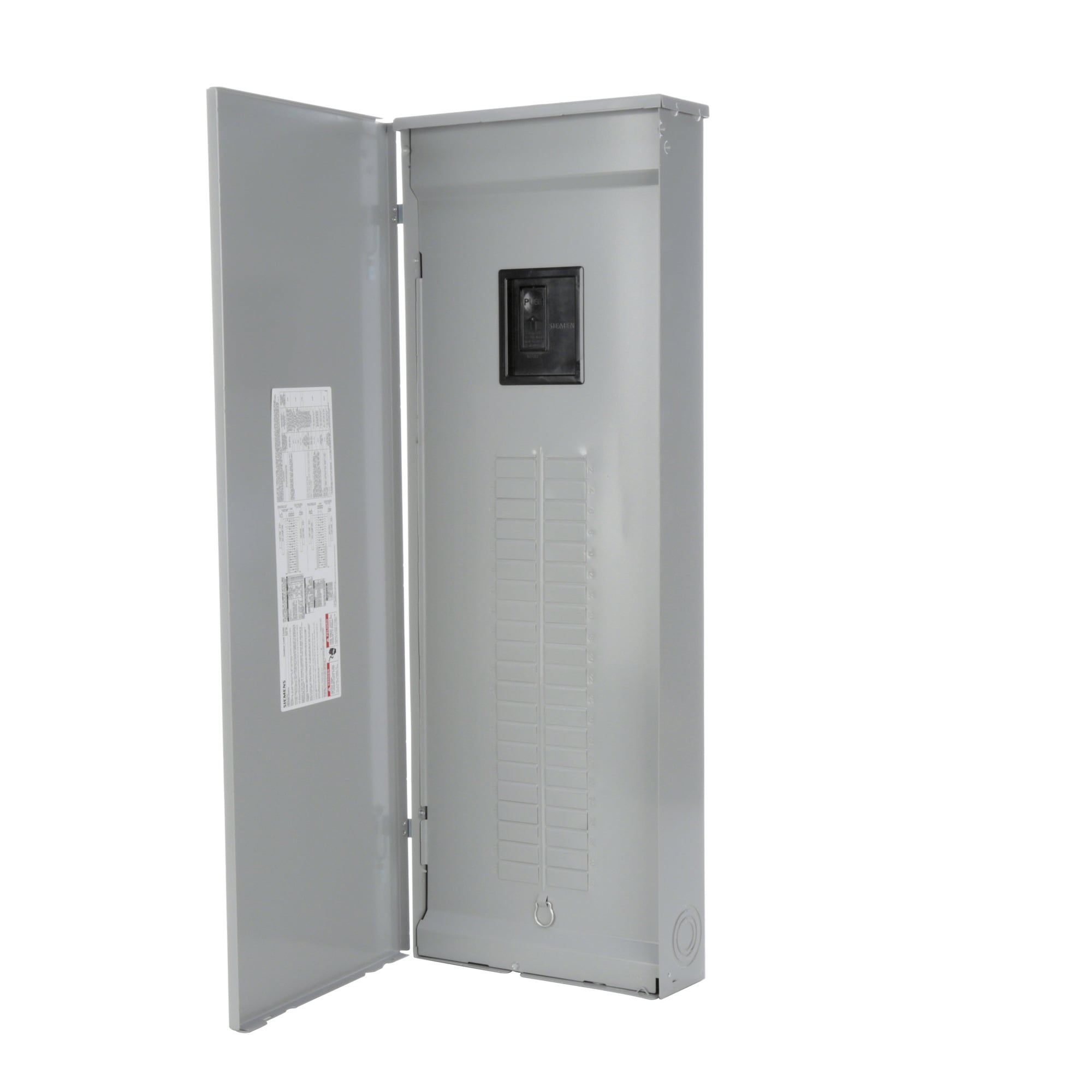  LOW VOLTAGE PL SERIES LOAD CENTER. MAIN LUG WITH 42 1-INCH SPACES ALLOWING MAX 60 CIRCUITS. 3-PHASE 4-WIRE SYSTEM RATED 120/240V OR 120/208V (225A) 100KA INTERRUPT. SPECIAL FEATURES COPPER BUS, INTERCHANGEABLE MAIN, GRAY TRIM, NEMATYPE3R ENCLOSURE FOR OUTDOOR USE.