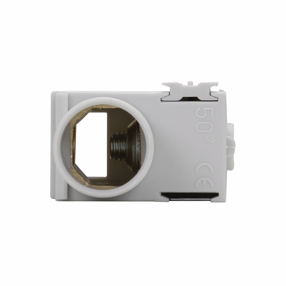 Eaton Bussmann series comb busbar, 1000 Vac, 100 Vdc, Non Indicating, Busbar Direct-Feed Terminal