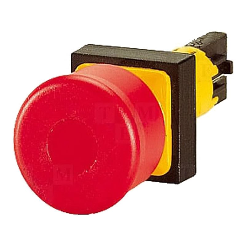 NON ILLUM E-STOP 25X25 RED