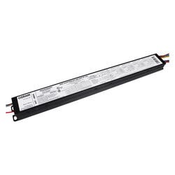 High efficiency 4 lamp Program Start 347 480V 54W electronic ballast runs 10 per case, runs 4 or 3 lamps