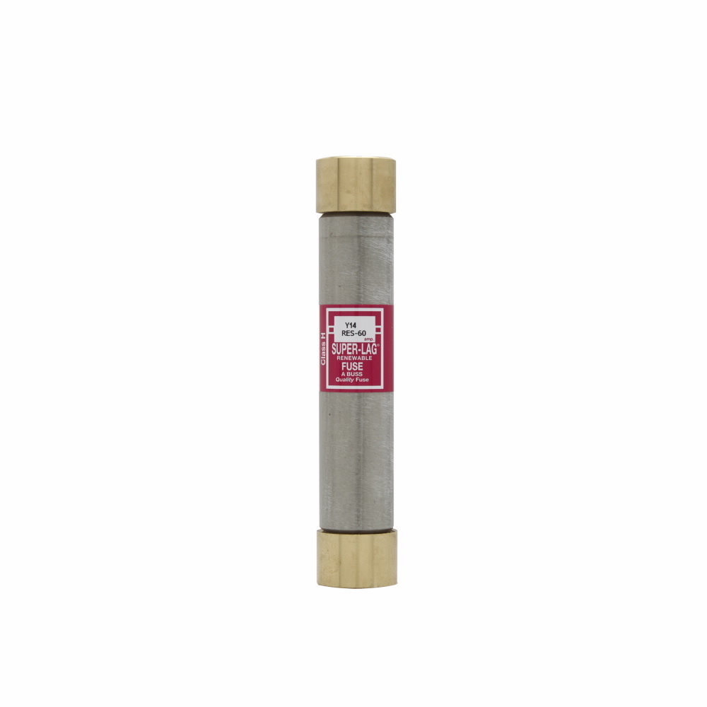 Eaton Bussmann series RES fuse, Renewable fuse, Super lag, time lag, non current-limiting, Industrial and commercial structures, 45 A, Class H, Non-indicating, 10 kAIC at 250 Vac, Standard, 10, 600 V