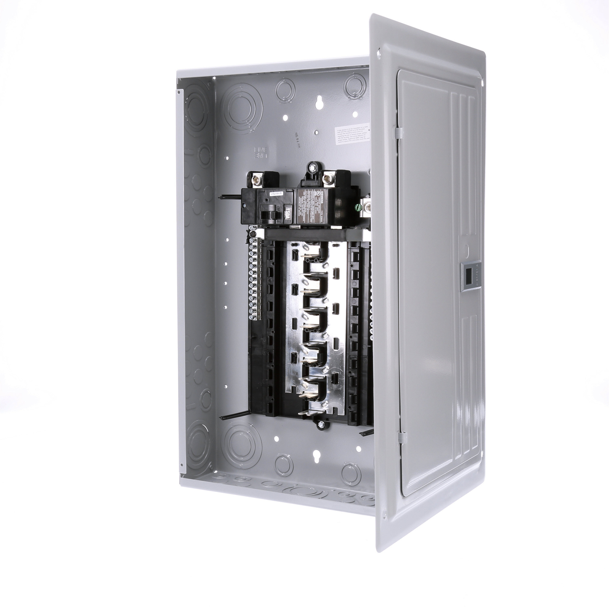  LOW VOLTAGE ES SERIES LOAD CENTER. FACTORY INSTALLED MAINBREAKER WITH 20 1-INCH SPACES ALLOWING MAX 30 CIRCUITS. 1-PHASE 3-WIRESYSTEM RATED 120/240V (150A) 22KA INTERRUPT. SPECIAL FEATURES ALUMINUMBUS, GRAY TRIM, NEMA TYPE1 ENCLOSURE FOR INDOOR USE.. REPLACED BY SN2040B1150. AVAILABLE 4/1/2020