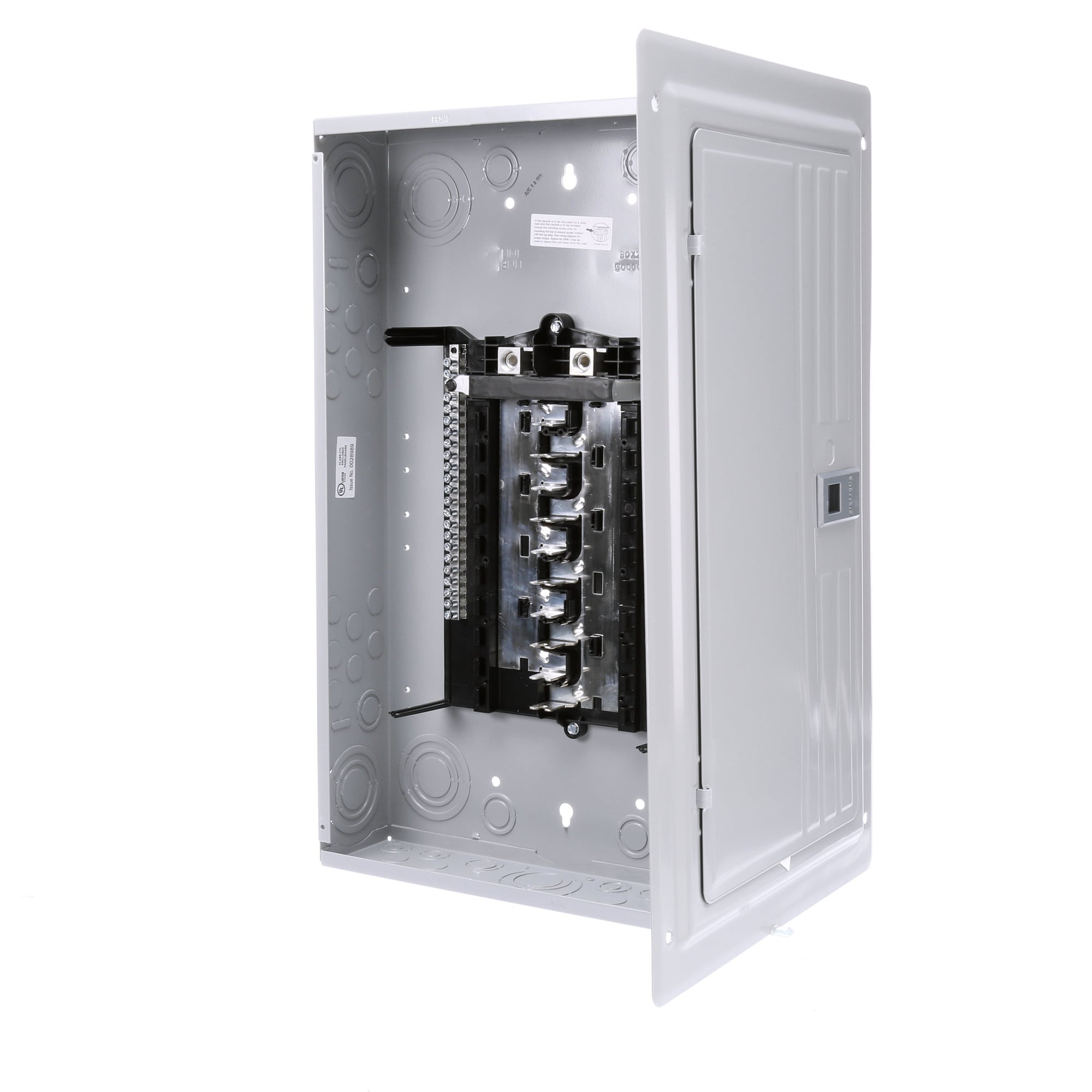  LOW VOLTAGE ES SERIES LOAD CENTER. MAIN LUG WITH 20 1-INCHSPACES ALLOWING MAX 40 CIRCUITS. 1-PHASE 3-WIRE SYSTEM RATED 120/240V(200A) 100KA INTERRUPT. SPECIAL FEATURES ALUMINUM BUS, GRAY TRIM, NEMATYPE1 ENCLOSURE FOR INDOOR USE.. REPLACED BY SN2040L1200. AVAILABLE 4/1/2020