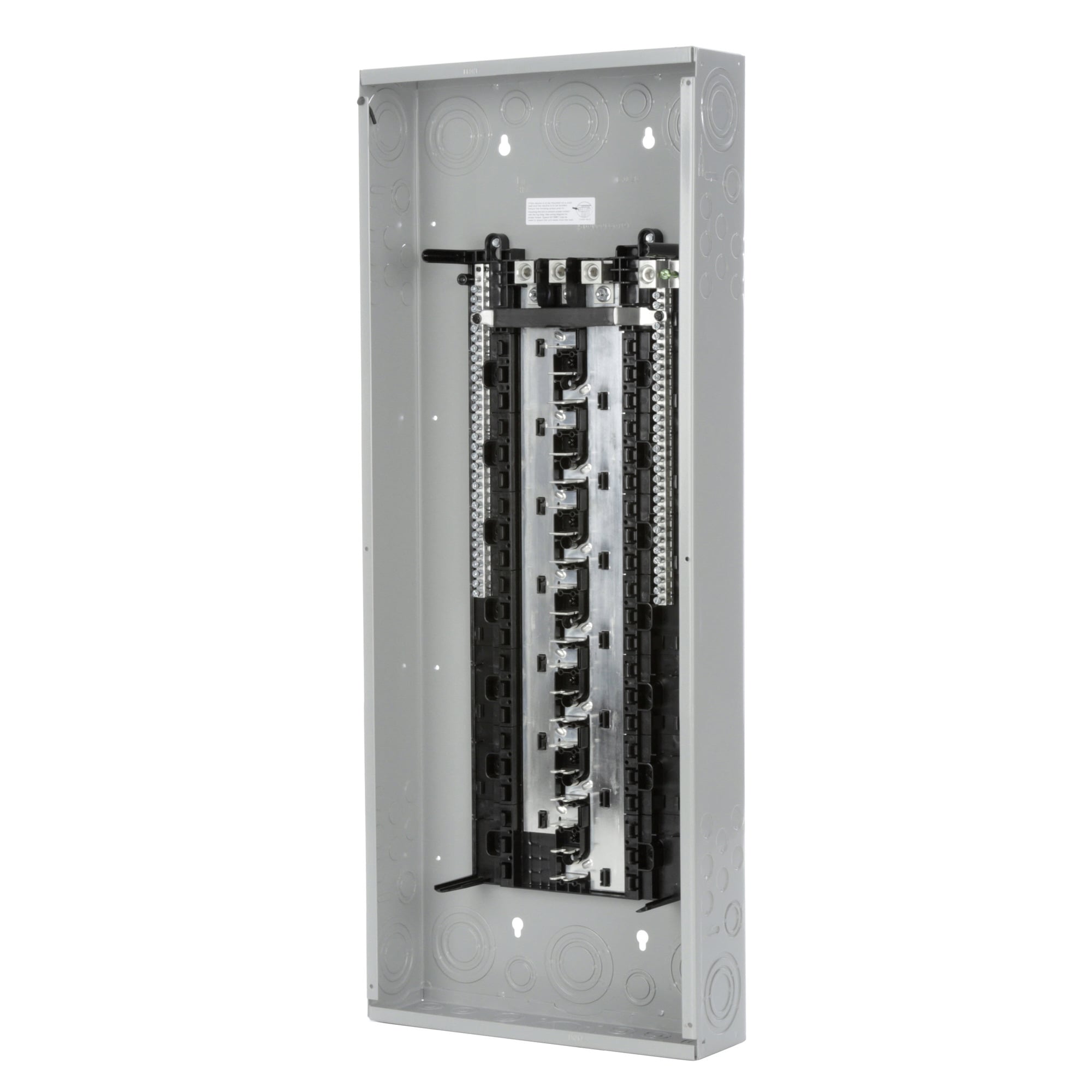  LOW VOLTAGE ES SERIES LOAD CENTER. MAIN LUG WITH 42 1-INCH SPACES ALLOWING MAX 60 CIRCUITS. 3-PHASE 4-WIRE SYSTEM RATED 120/240V OR 120/208V (225A) 100KA INTERRUPT. SPECIAL FEATURES ALUMINUM BUS, GRAY TRIM, NEMA TYPE1 ENCLOSURE FORINDOOR USE.