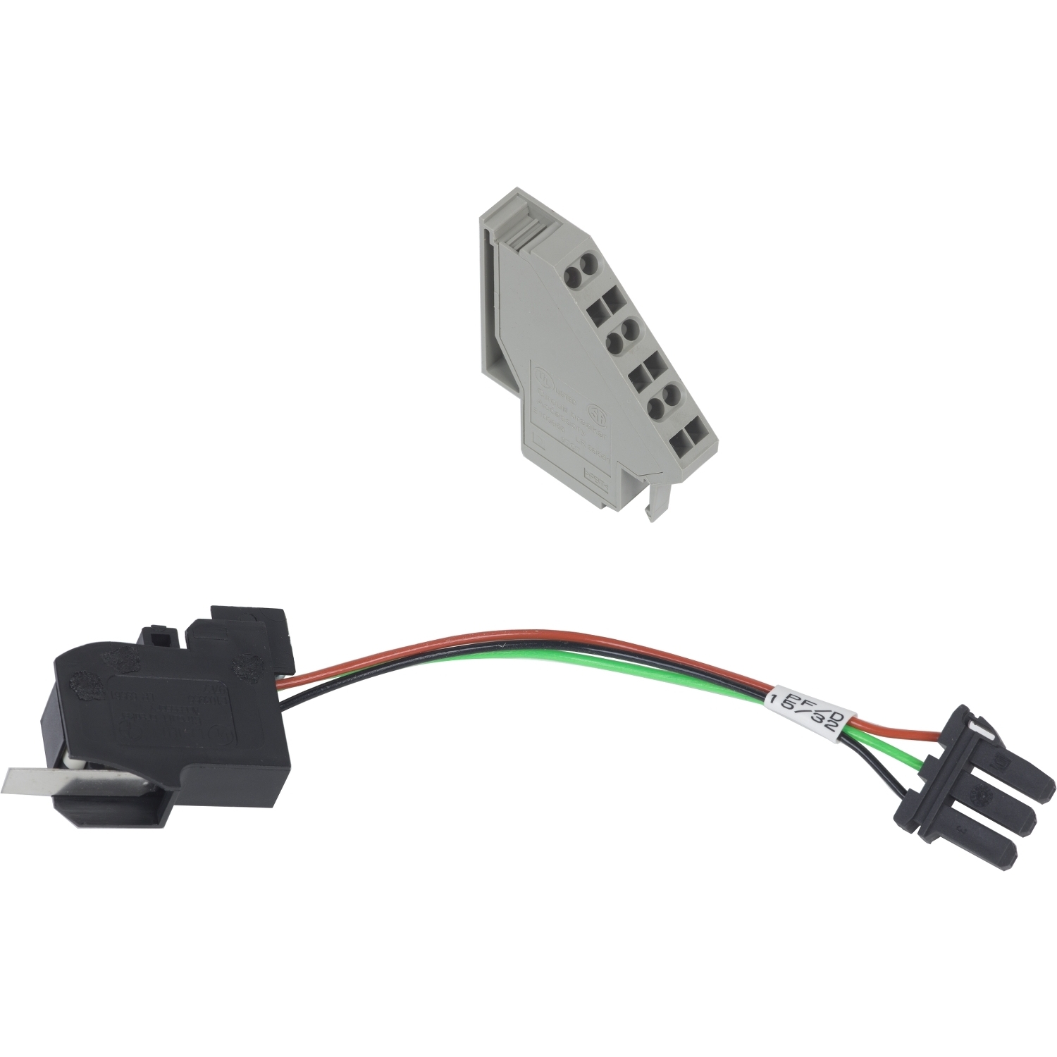 Circuit breaker accessory, MasterPacT NT/NW, ready to close switch, PF, switch and push in connector, fixed, form A