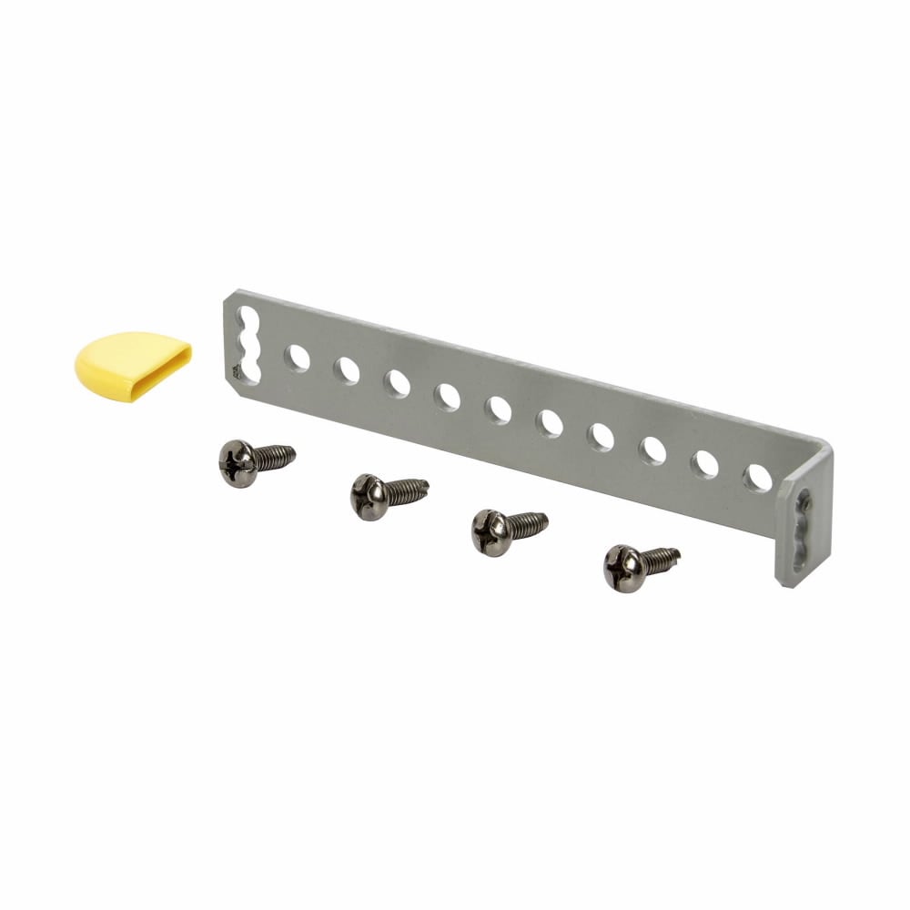 Eaton B-Line series open frame racks, Steel, Plastic end caps included, Yellow zinc, Metal cable tie brackets