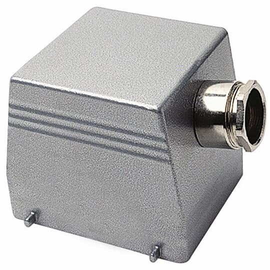Side entry double post hood, NPT entry- 1 Inch  x 1 Inch