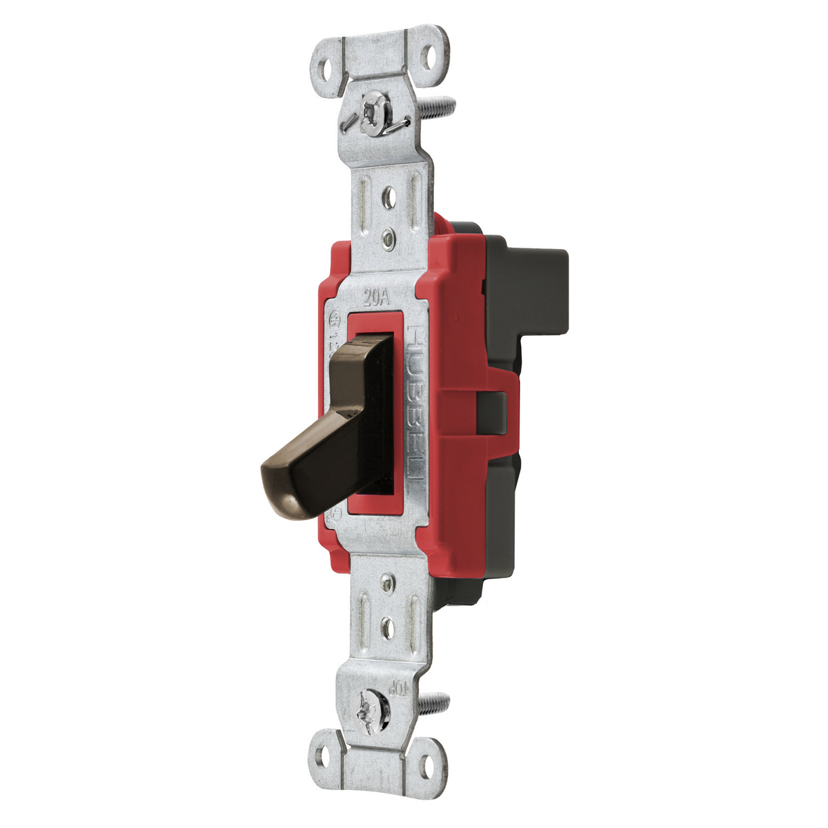SNAP1221BRNA 2-Position Commercial/Industrial Grade General Purpose Heavy Duty Standard Toggle Switch, 120 to 277 V AC, 20 A, 5540 W Power Rating, 2-Position Contact