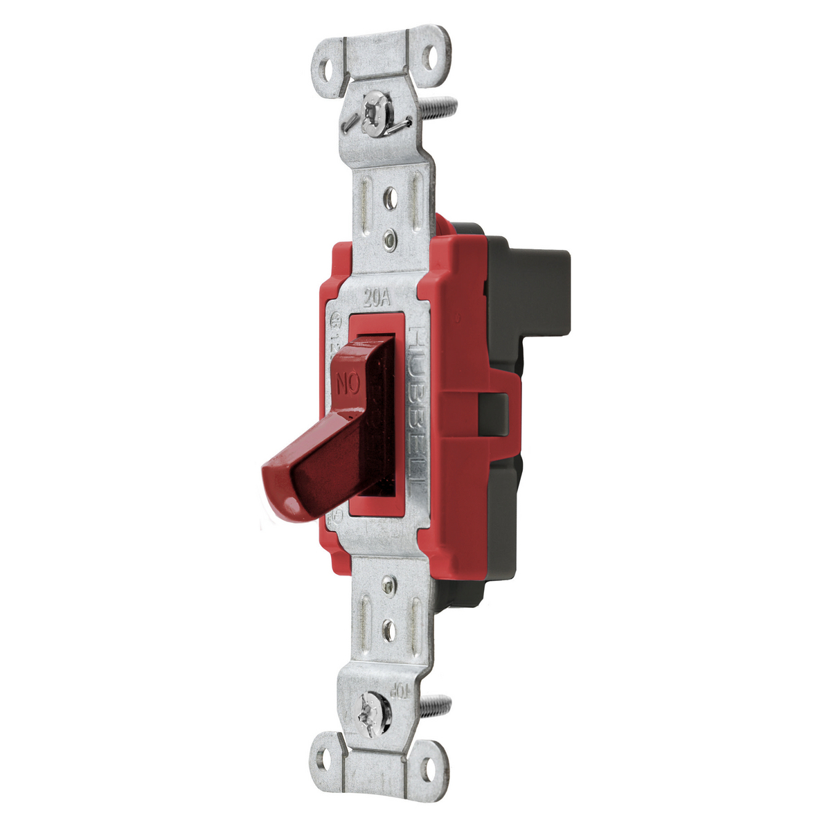 SNAP1223RNA 2-Position 3-Way Commercial/Industrial Grade General Purpose Heavy Duty Standard Toggle Switch, 120 to 277 V AC, 20 A, 5540 W Power Rating, 2-Position Contact