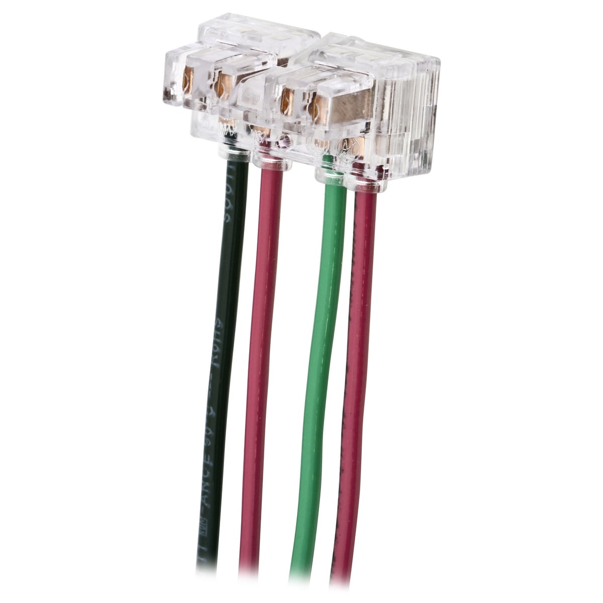 SNAP3W1NA 2-Position 4-Wire General Purpose Heavy Duty Right Angle Standard Screw Mount Switch Pigtailed Connector With 6 in Lead, 12 AWG Solid Wire, Fully Insulated Insulation, Polycarbonate
