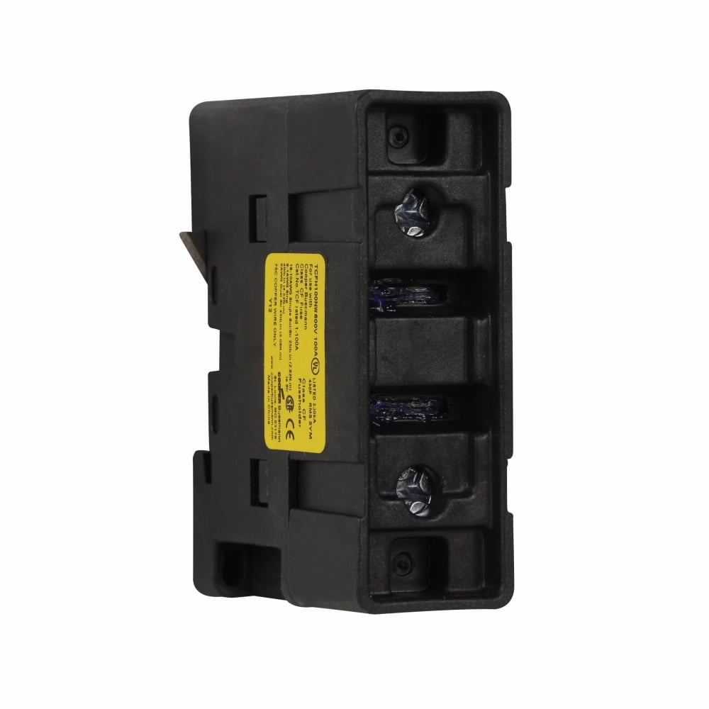 Eaton Bussmann series TCFH modular fuse holder, 600 Vac, 300 Vdc, 100A
