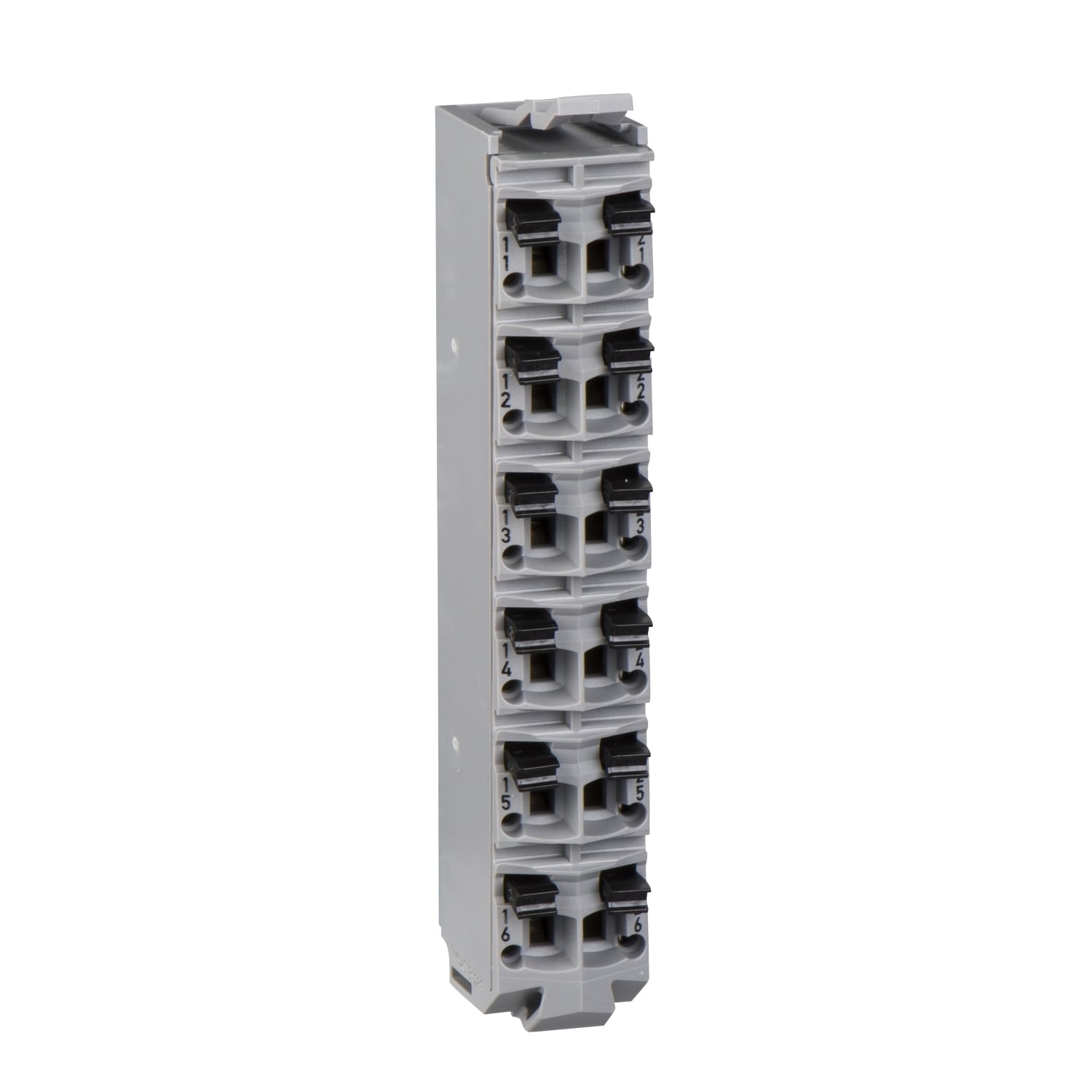 Modicon TM5, terminal block, 12 contacts, black, quantity 1