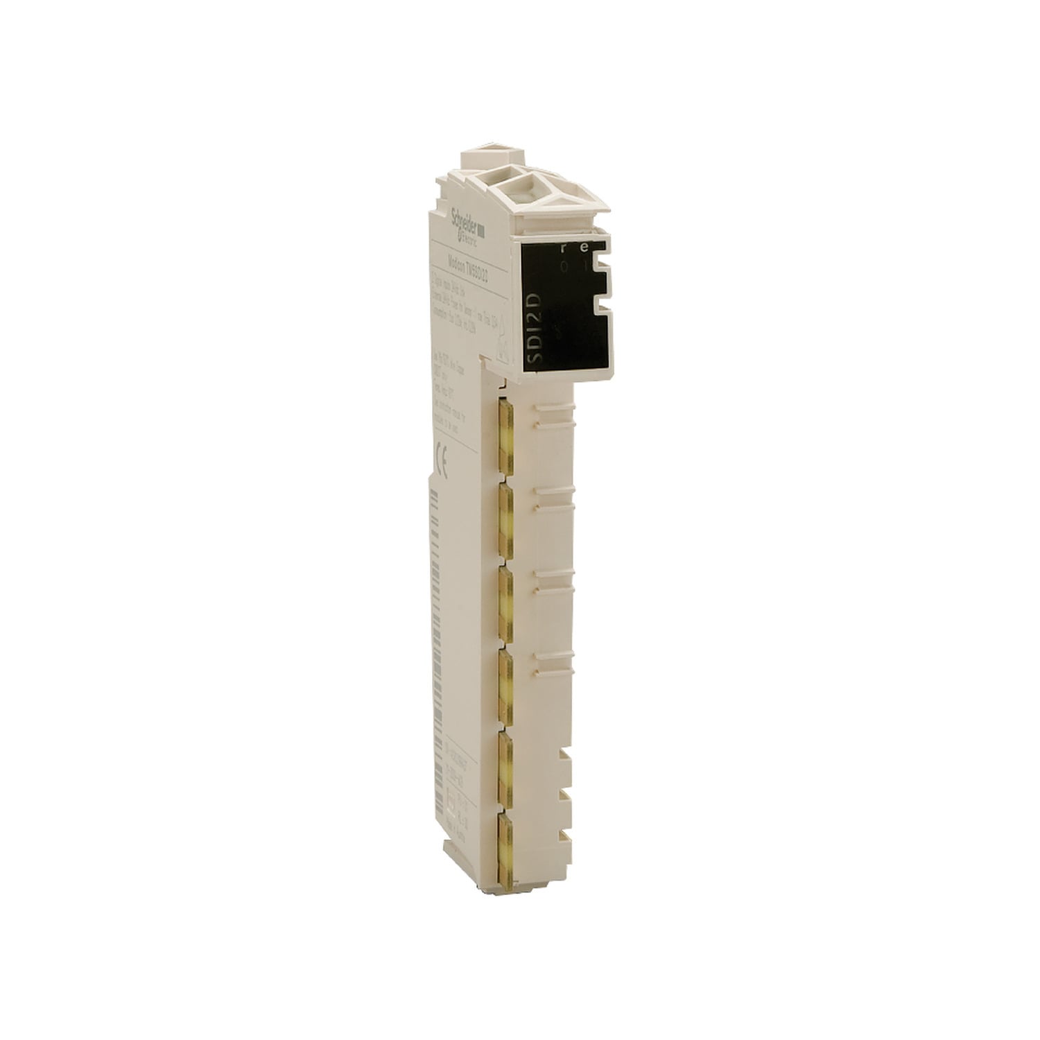 discrete IO module, Modicon TM5, 8 DI, 4O, 24V DC, 1 wire
