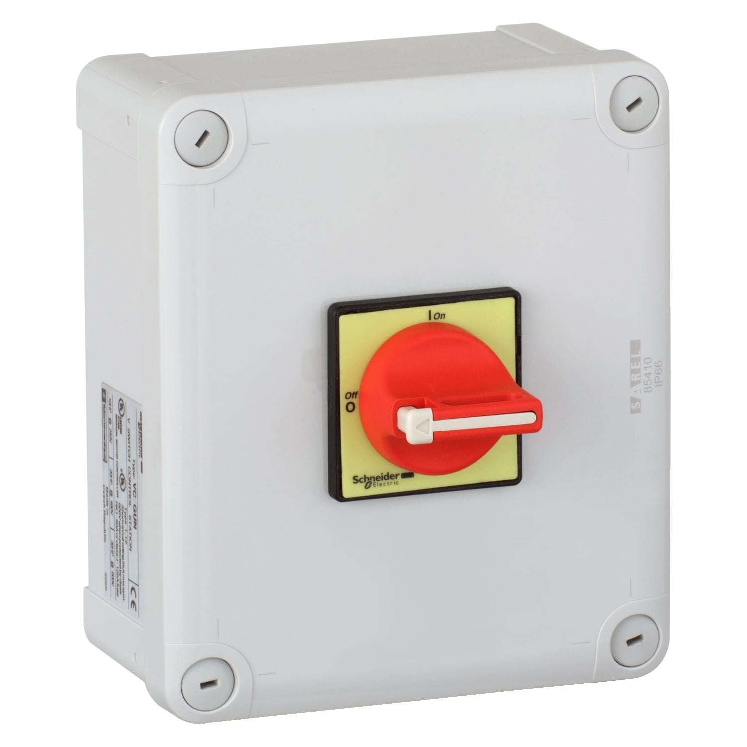 Enclosed switch disconnector,TeSys Control,for ON/emergency stop,63A,conforming UL/CSA standard