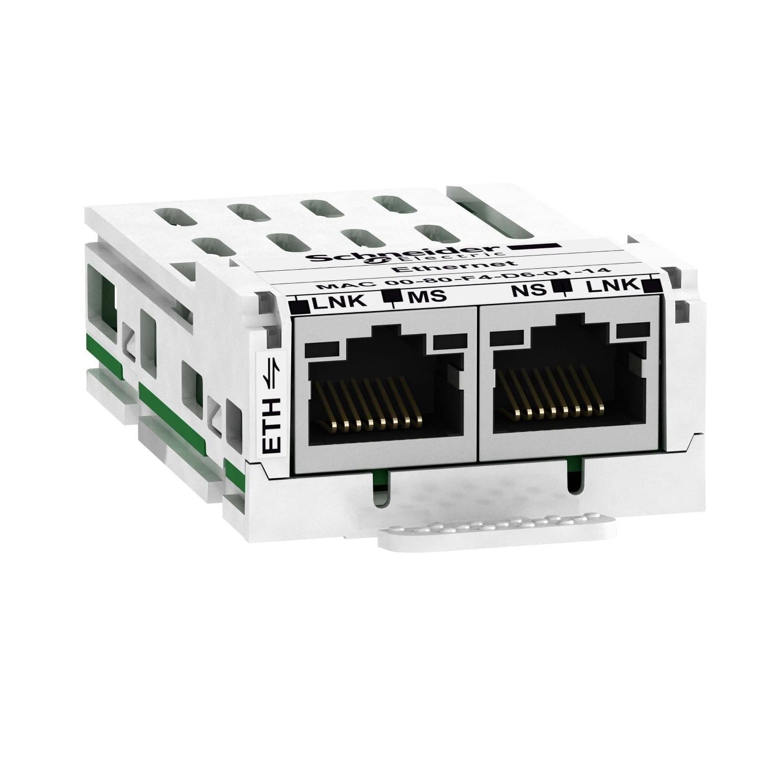 communication module Modbus TCP and Ethernet IP, Altivar, 10 or 100Mbps, 2 x RJ45 connectors