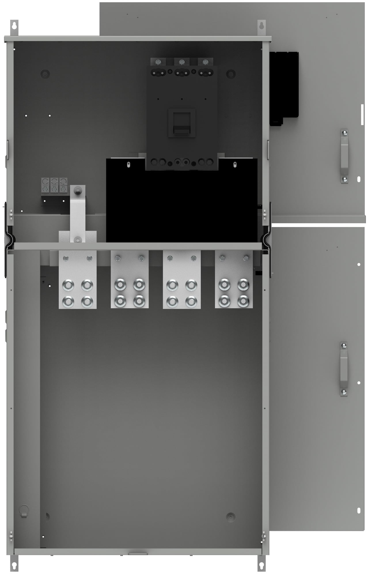 WEB3600B Meter Module, EUS Circuit Breaker 600 Amp, 3 Phase, 3R, 65 kAIC