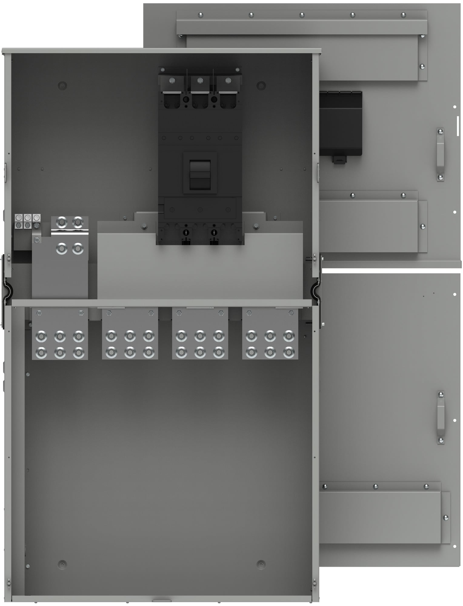WEB3800B Meter Module, EUS Circuit Breaker 800 Amp, 3 Phase, 3R, 65 kAIC