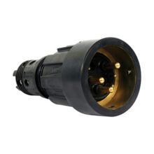MALE CONNECTOR AC QL WITH PILOTS NO 2 AWG