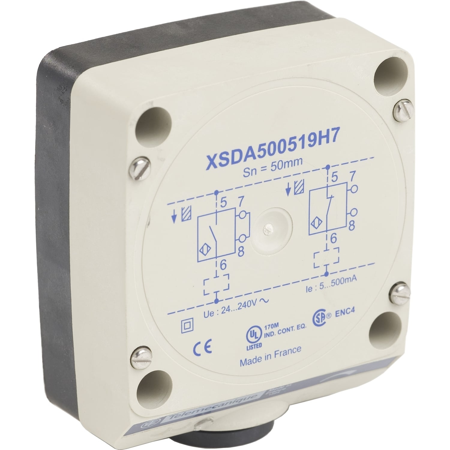 Inductive proximity sensors XS, inductive sensor XSD, form D flat, screw clamp terminals