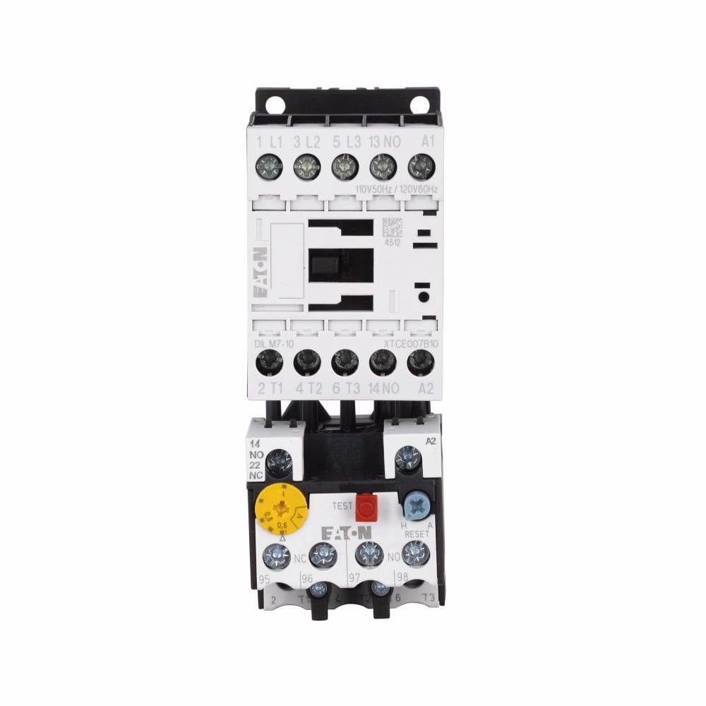 Eaton XT IEC electronic motor starter,Full voltage non-reversing IEC starter,18 A,24 V 50/60 Hz,1NO,C frame,45 mm,9-45 A XTOE,Screw terminals