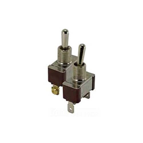 X Series Toggle Switch, Circuit position: ON-NONE-OFF, Single-pole, Single-throw, 20A at 125 Vac, 10A at 277 Vac, 15A at 28 Vac, 3/4 hp at 125-250 Vac, 0.250-inch spade terminal