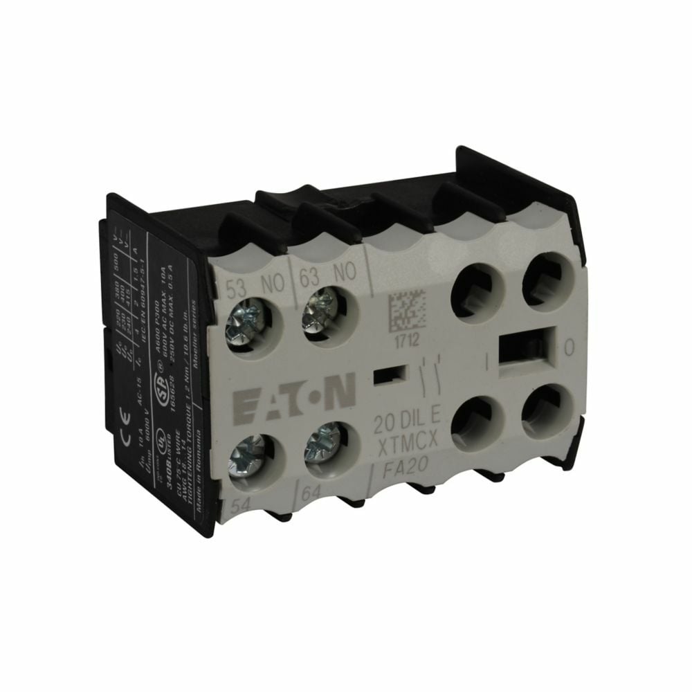 Eaton motor control auxiliary contact