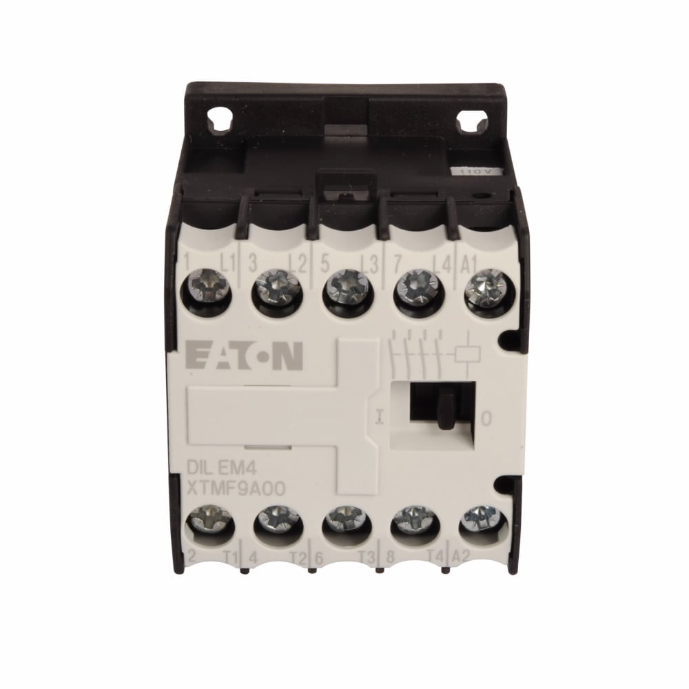 Eaton XT IEC mini contactor, 8.80A, 24 Vdc, 0NO-0NC, 20A, 45 mm mini, Four-pole, Non-reversing, XT IEC series, Screw terminals, Full voltage non-reversing mini contactor