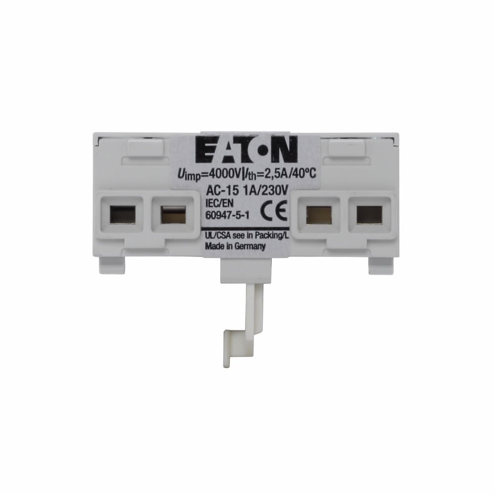 Eaton Auxiliary contact Motor protection accessories, 1NO-1NC contact configuration