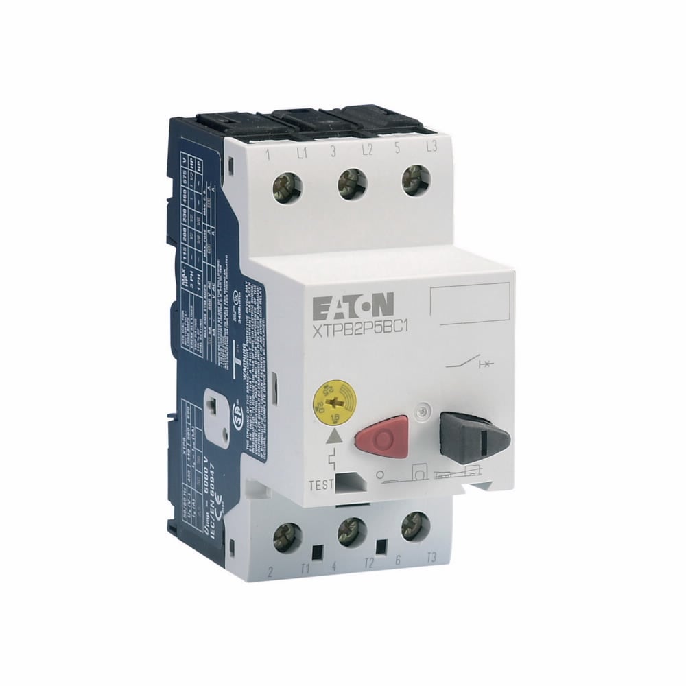 Eaton IEC motor control UL 489 Industrial Miniature Circuit Breakers - Supplementary Protector, 25A, 5-10X /n trip, Single-pole, Standard terminals