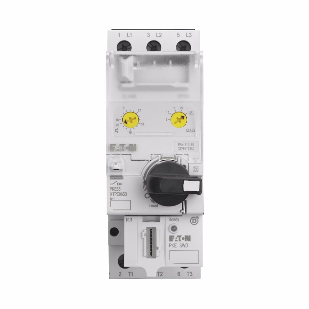 Eaton IEC motor control IEC Complete Manual Motor Protector Assembly, 3-12A overload range, D Frame size, PKE12/U-12 trip type