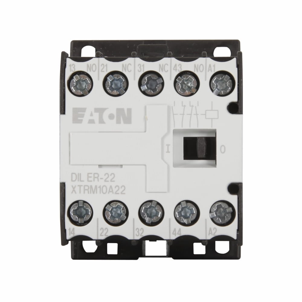 XT IEC Miniature Control Relay, Screw terminals, 45 mm - mini Frame size, 2NO-2NC contact configuration, 110V 50 Hz, 120V 60 Hz coil, 10A conventional thermal rating, 6A at 220/230/240V; 3A at 380/400/415V rated operational voltage
