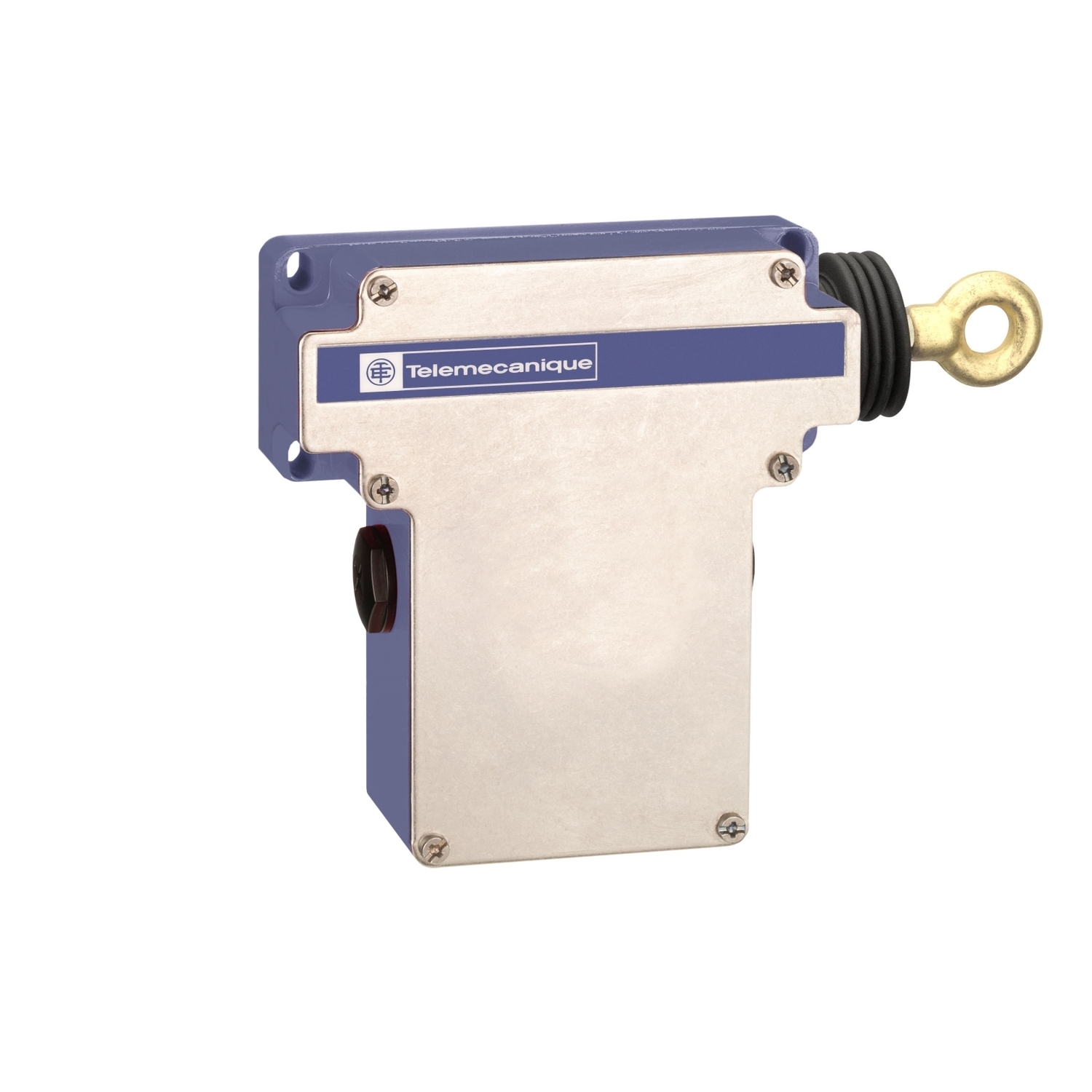 Latching emergency stop rope pull switch, Telemecanique rope pull switches XY2C, cable XY2CE, 300 V AC, 10 A