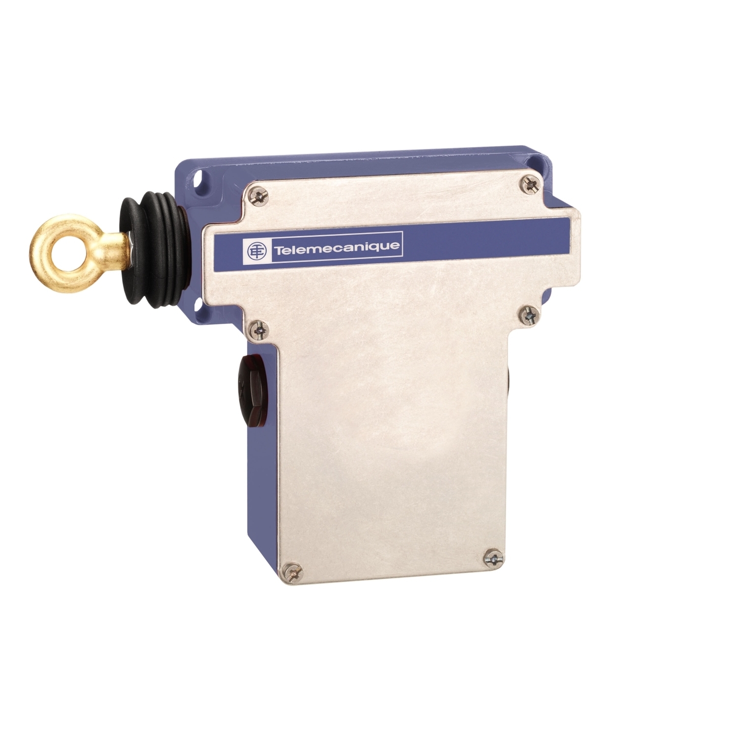 Latching emergency stop rope pull switch, Telemecanique rope pull switches XY2C, cable XY2CE, 300 V AC, 10 A