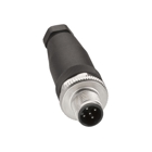 Male, M12, 5 pin, straight connector, cable gland Pg 7