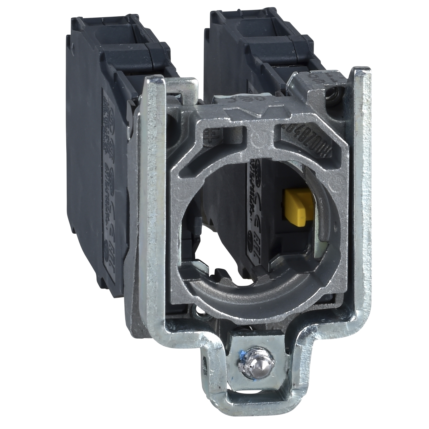 Contact block with body fixing collar for 4 direction joystick controller, Harmony XB4